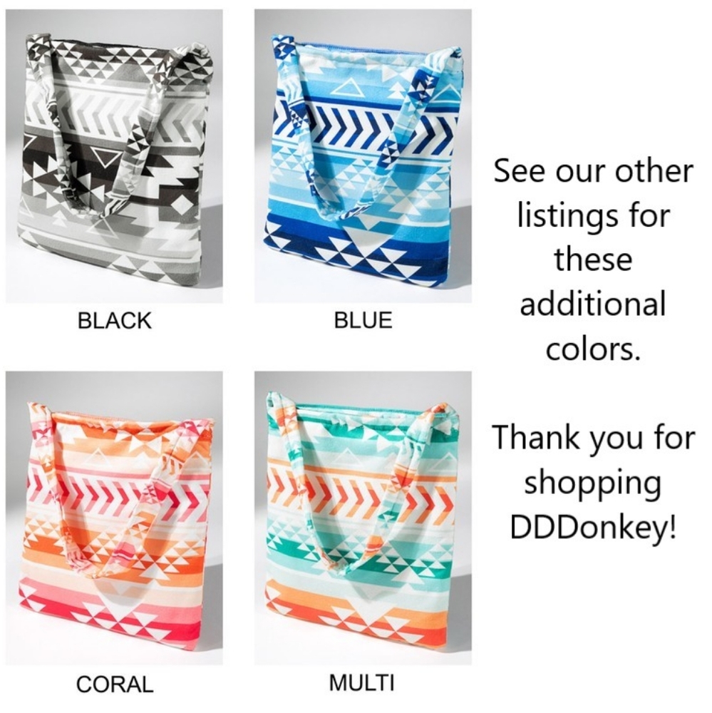 2 in 1 Beach Towel & Bag - Shoulder Bag Turns Into a Beach Towel! - Multicolor - Picture 4 of 7